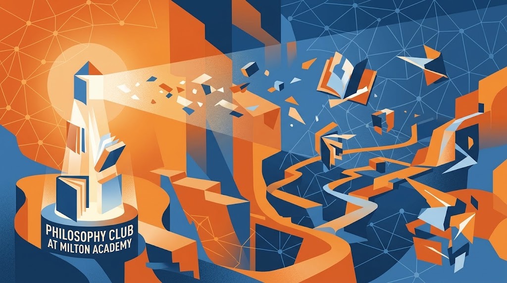 Philosophy Club at Milton Academy — illustrated club banner