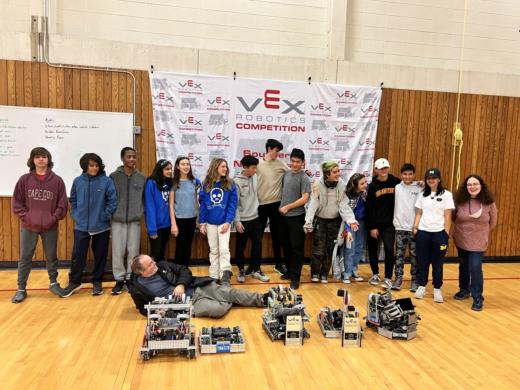 The VEX middle school team building